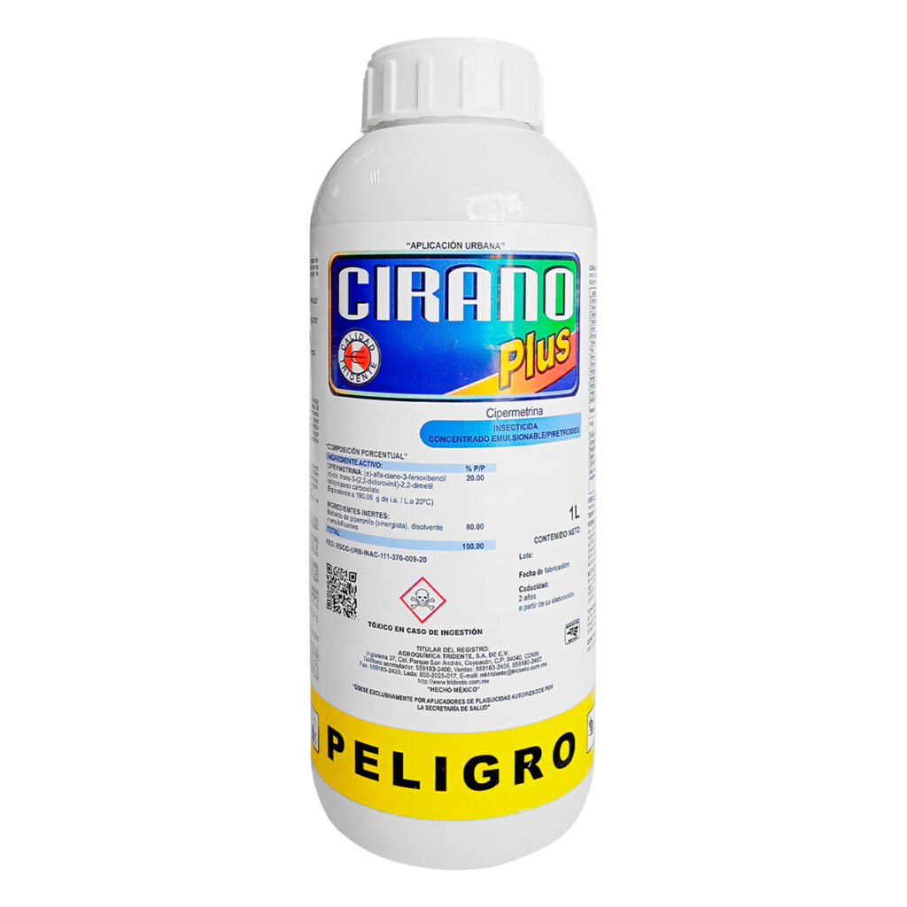 CIRANO PLUS CIPERMETRINA BP 1L Tridente Agro Caminante