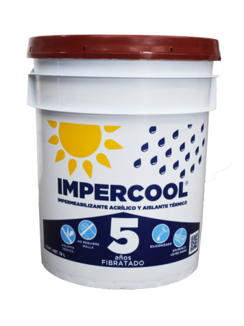 IMPERCOOL Fibratado 5 Años Terracota 19Lt