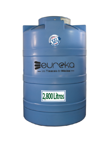Cisternas EUREKA c/accesorios   2,800 Lt