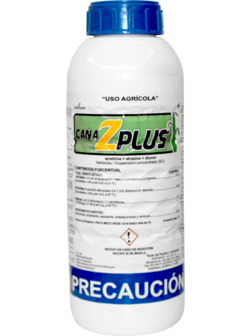 CAÑA Z PLUS (ATRAZINA+AMETRINA+DIURON) 1L Agronova