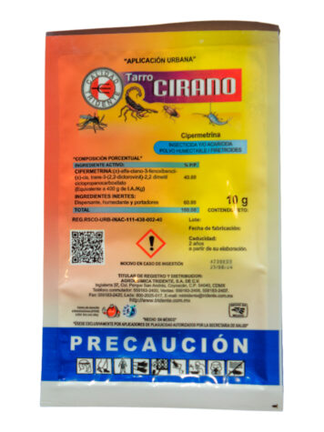 CIRANO 40 PH SOBRE (CIPERMETRINA) (10GR) Tridente
