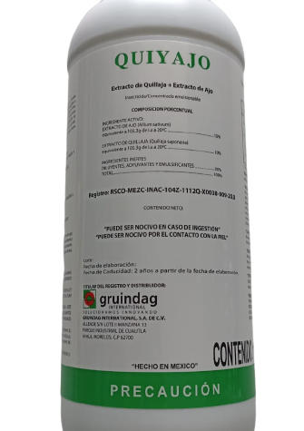 QUIYAJO (EXTRACTO DE QUILLAJA + AJO + CANELA) (1L) Gruindag