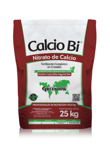 NITRATO DE CALCIO BI (12-0-0-23CAO-0.5MGO) (25KG) GREENHOW