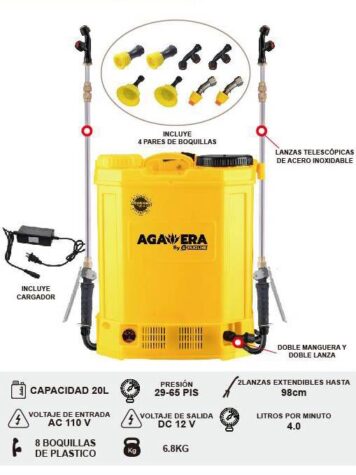 ASPERSORA AGAVERA ELECTRICA (20L) Maqline