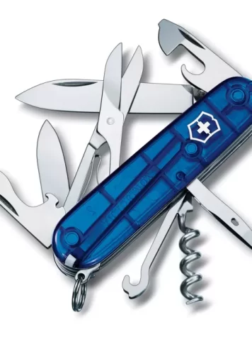 NAVAJA SUIZA CLIMBER (AZUL TRANSPARENTE) VICTORINOX