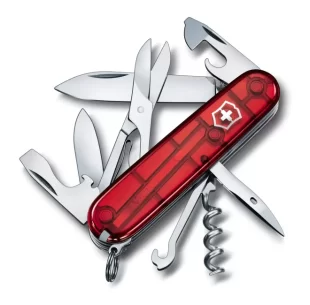 NAVAJA SUIZA CLIMBER (ROJO TRANSPARENTE) VICTORINOX