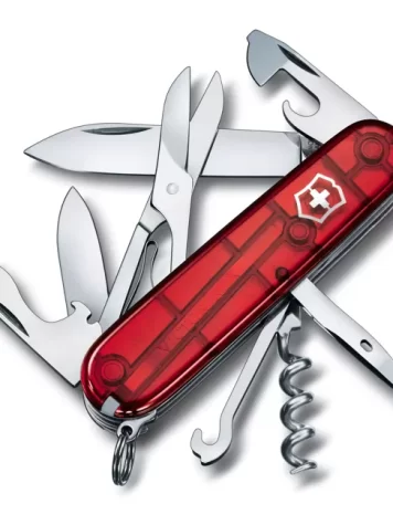 NAVAJA SUIZA CLIMBER (ROJO TRANSPARENTE) VICTORINOX